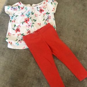 Shirt and pant bundle gap kids and tea